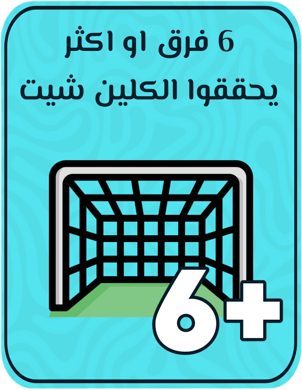 6 فرق أو أكثر يحققوا كلين شيت في الجولة